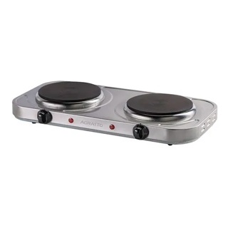 Fogão Cooktop Elétrica 2 Pratos Aço Inoxidável 220v 16860 4918 