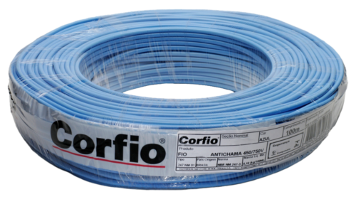 Fio Flexível 750v Azul 10,0mm Rolo 100m** 8479 7881/100M