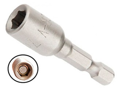 Adaptador Para Parafusos Auto Atarraxantes E Parafusos D 13 Mm - L 45 Mm C/2peças Magnético 14563 117899 