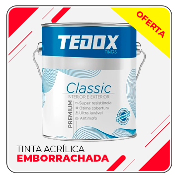 TINTA ACRÍLICA EMBORRACHADA PREMIUM