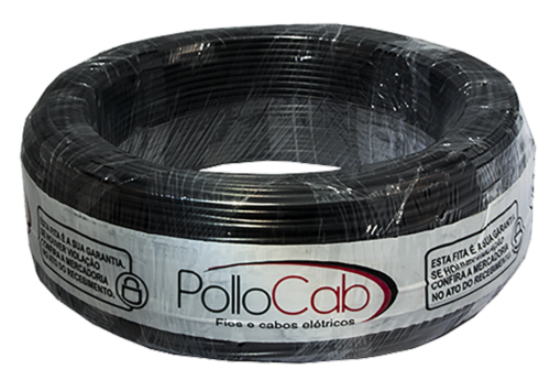 Fio Flexivel 750v 1x4,00mm Preto Rl 100m 10458 042-PT 